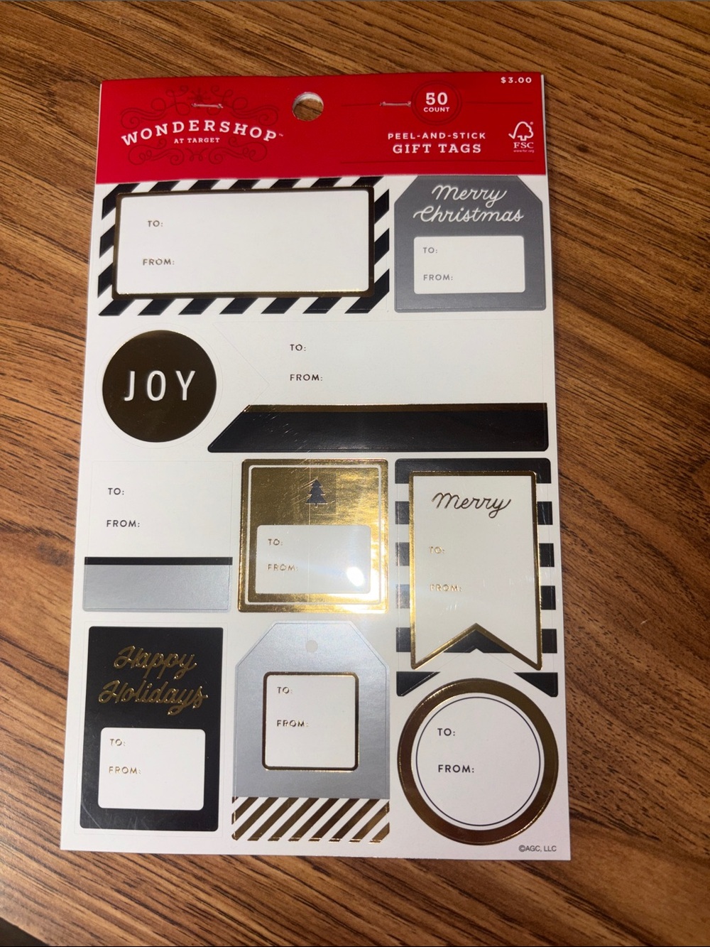 10/$10 gift tags